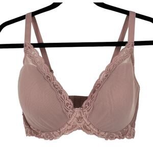 Natori bra 730023 Feathers underwire contour pink size 32G